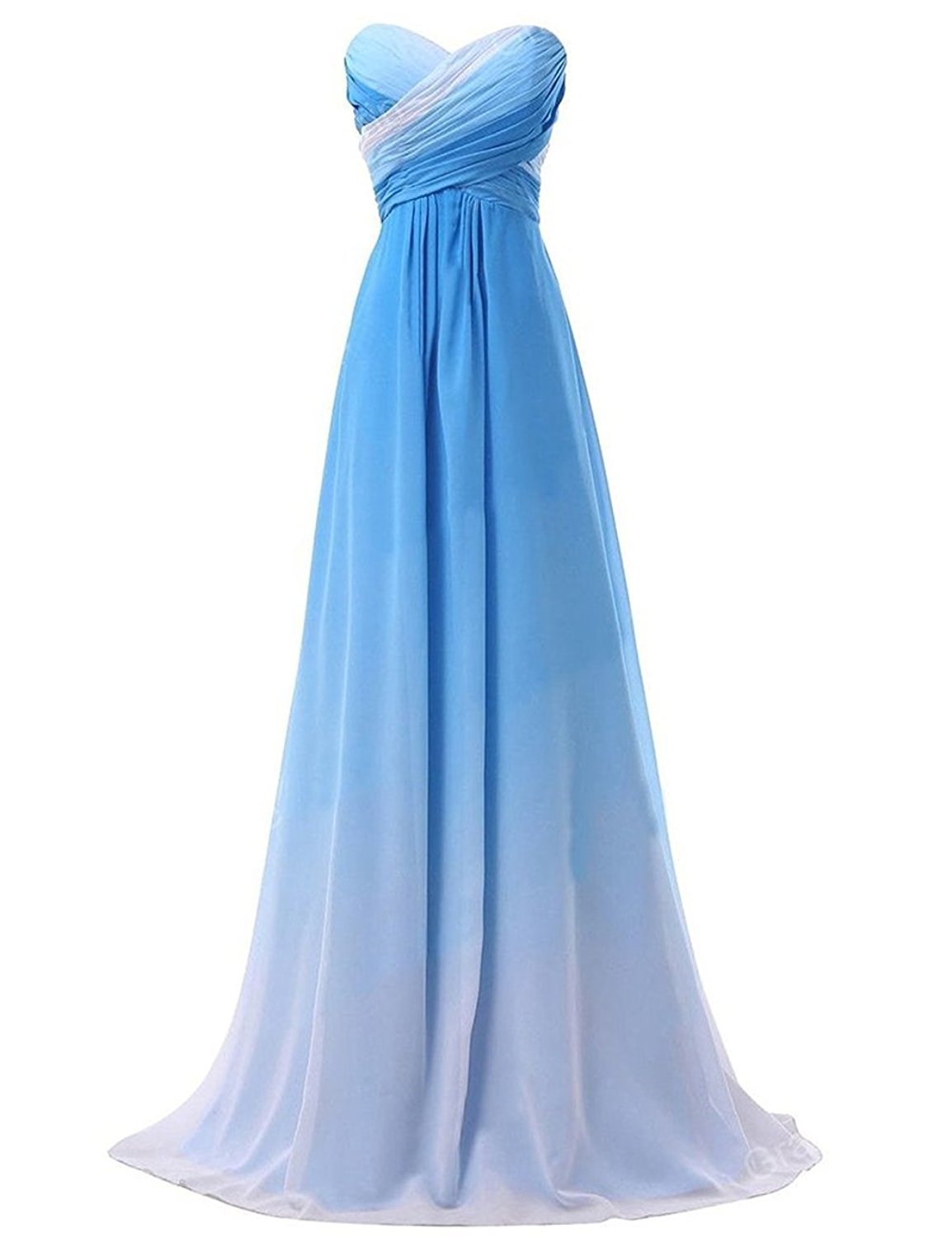 Платье вечернее голубое